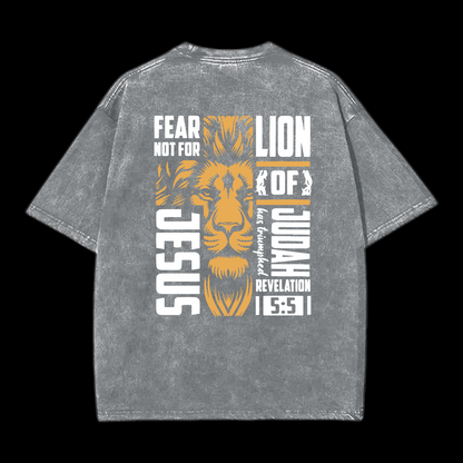 Lion Of Judah Washed T-Shirt