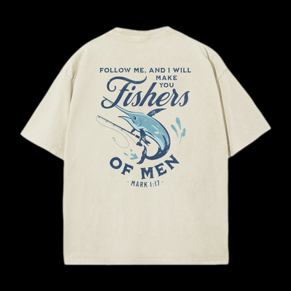 Fishers Of Men Washed T-Shirt