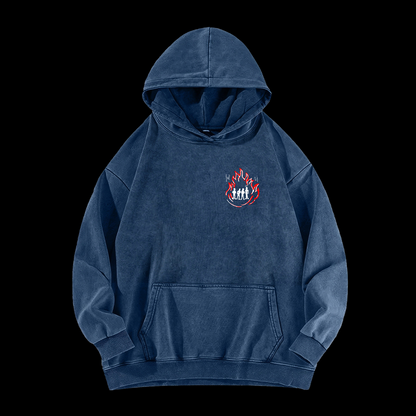 There Was A Fourth In The Fire Washed Hoodie