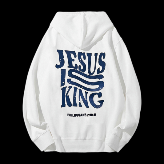 Jesus Is King Drawstring Hoodie