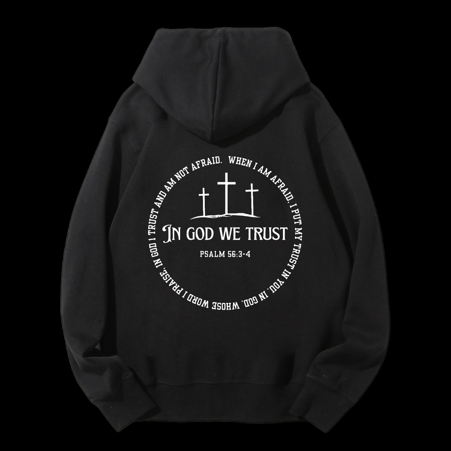 In God We Trust Drawstring Hoodie