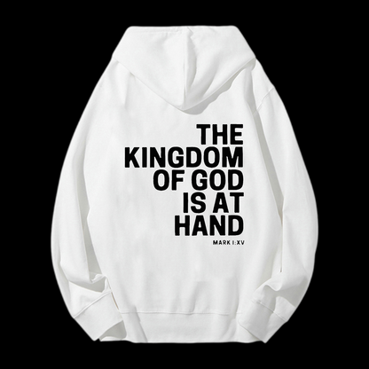 The Kingdom Of God Drawstring Hoodie