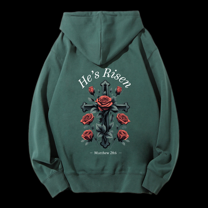 He's Risen Drawstring Hoodie