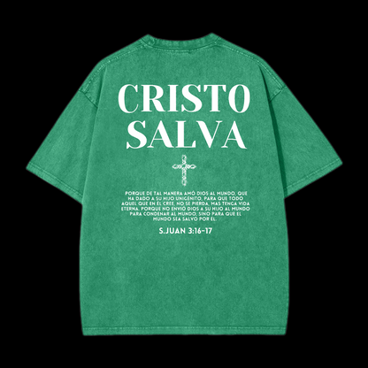 Cristo Salva Washed T-Shirt