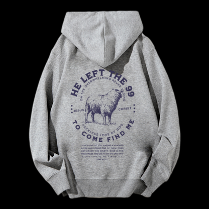 He Left The 99 Drawstring Hoodie