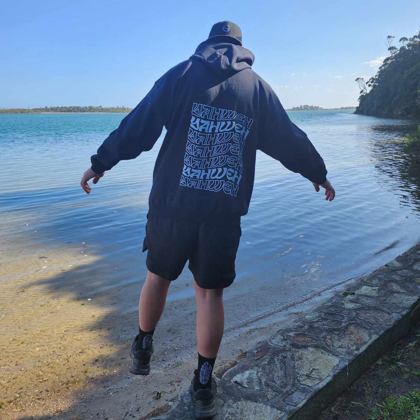 Yahweh Drawstring Hoodie