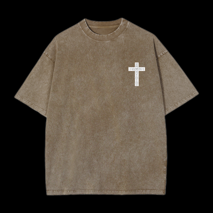 I Will Fear No Evil Washed T-Shirt