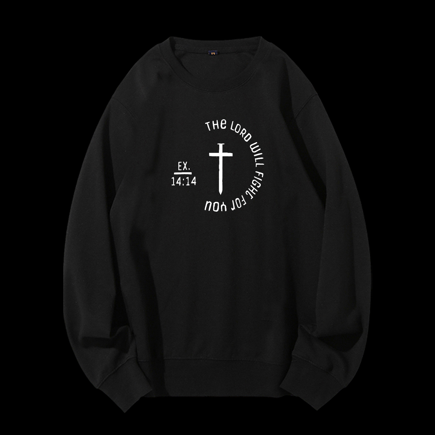 The Lord Will Fight Crewneck Sweatshirt