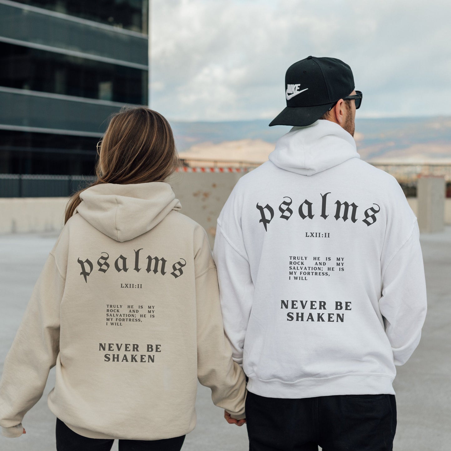 I Will Never Be Shaken Drawstring Hoodie