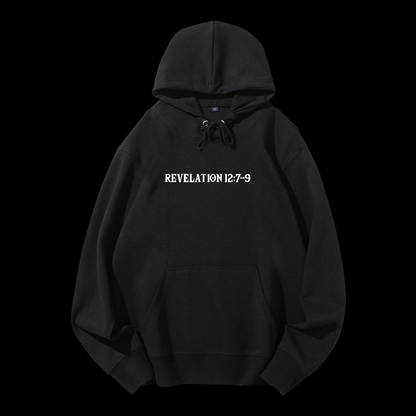 Revelation 12:7-9 Drawstring Hoodie