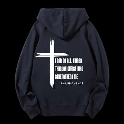 I Can Do All Things Drawstring Hoodie