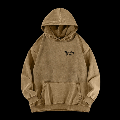 Spanish God Bless You Washed Hoodie