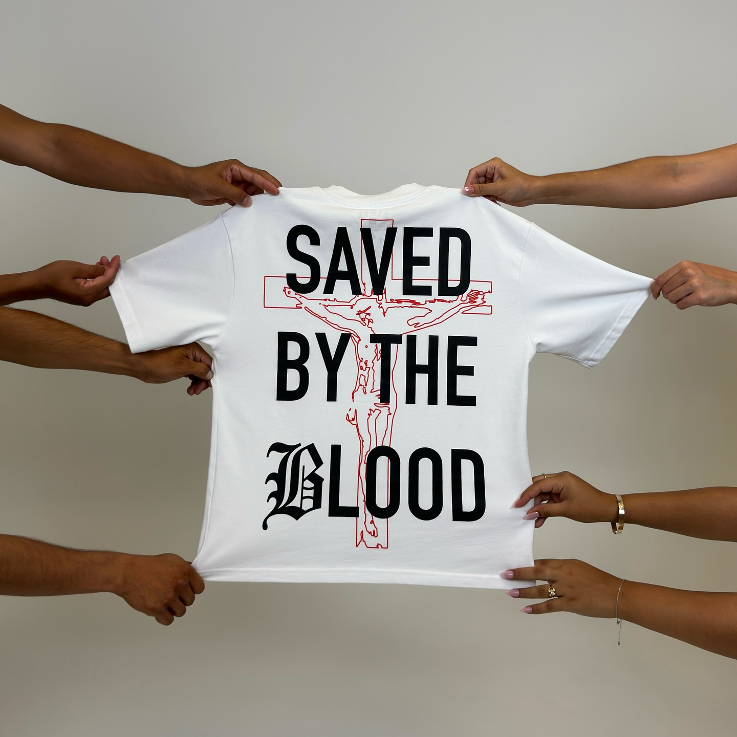 Saved By The Lord Cotton T-Shirt