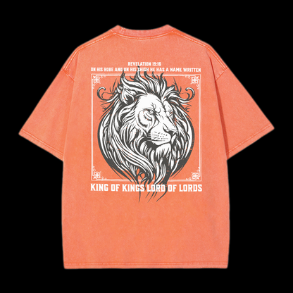King Of Kings And Lord Of Lords Washed T-Shirt