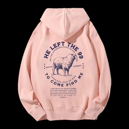 He Left The 99 Drawstring Hoodie