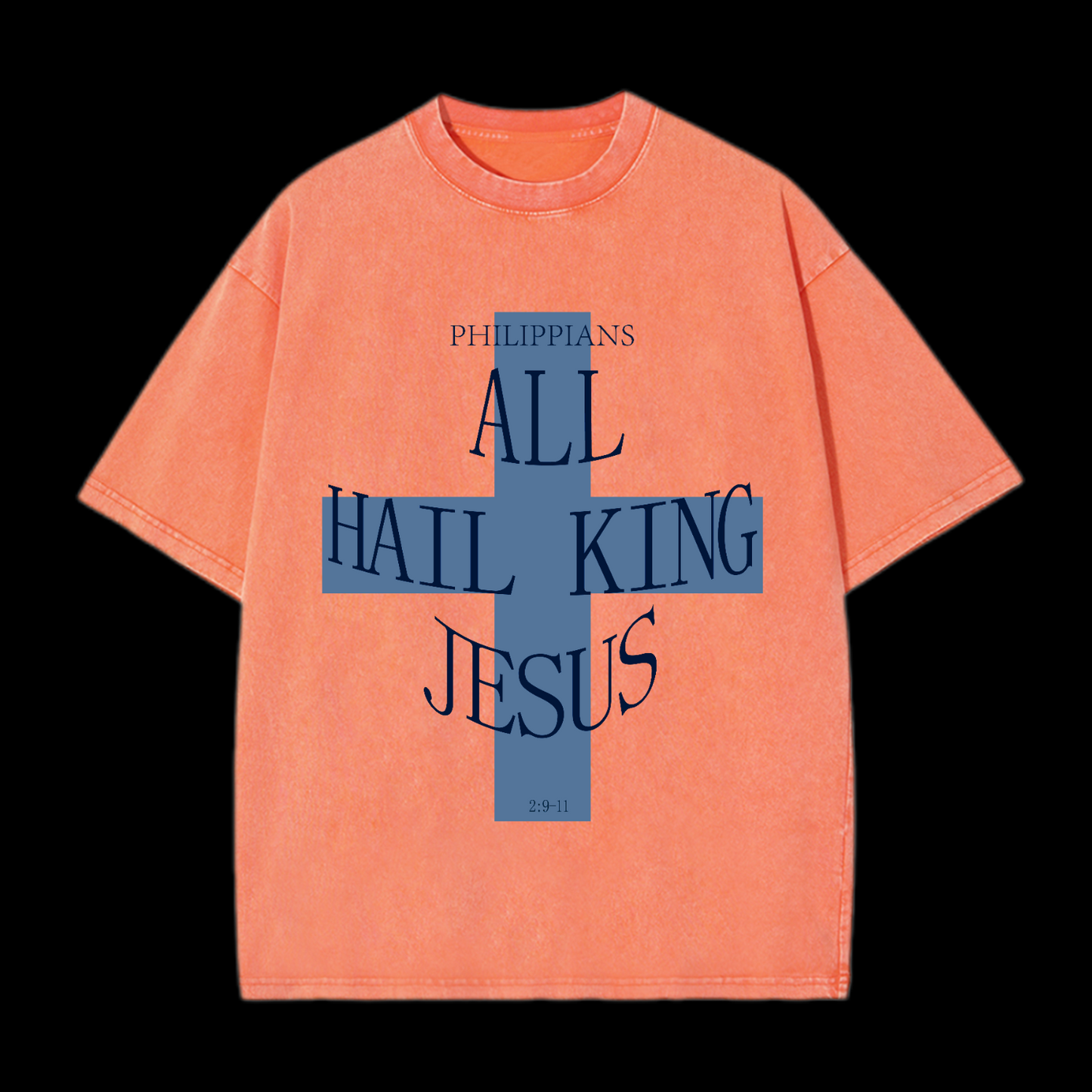 All Half King Jesus Washed T-Shirt