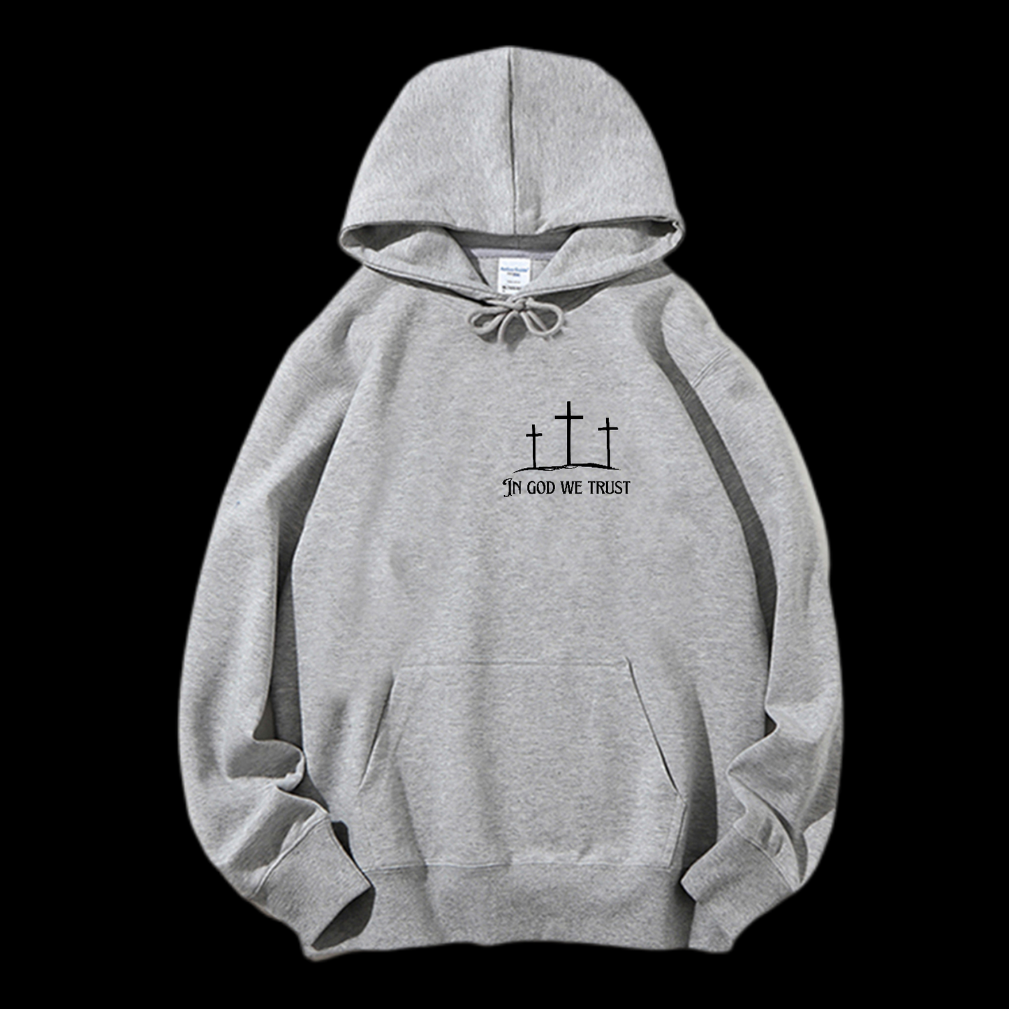 In God We Trust Drawstring Hoodie
