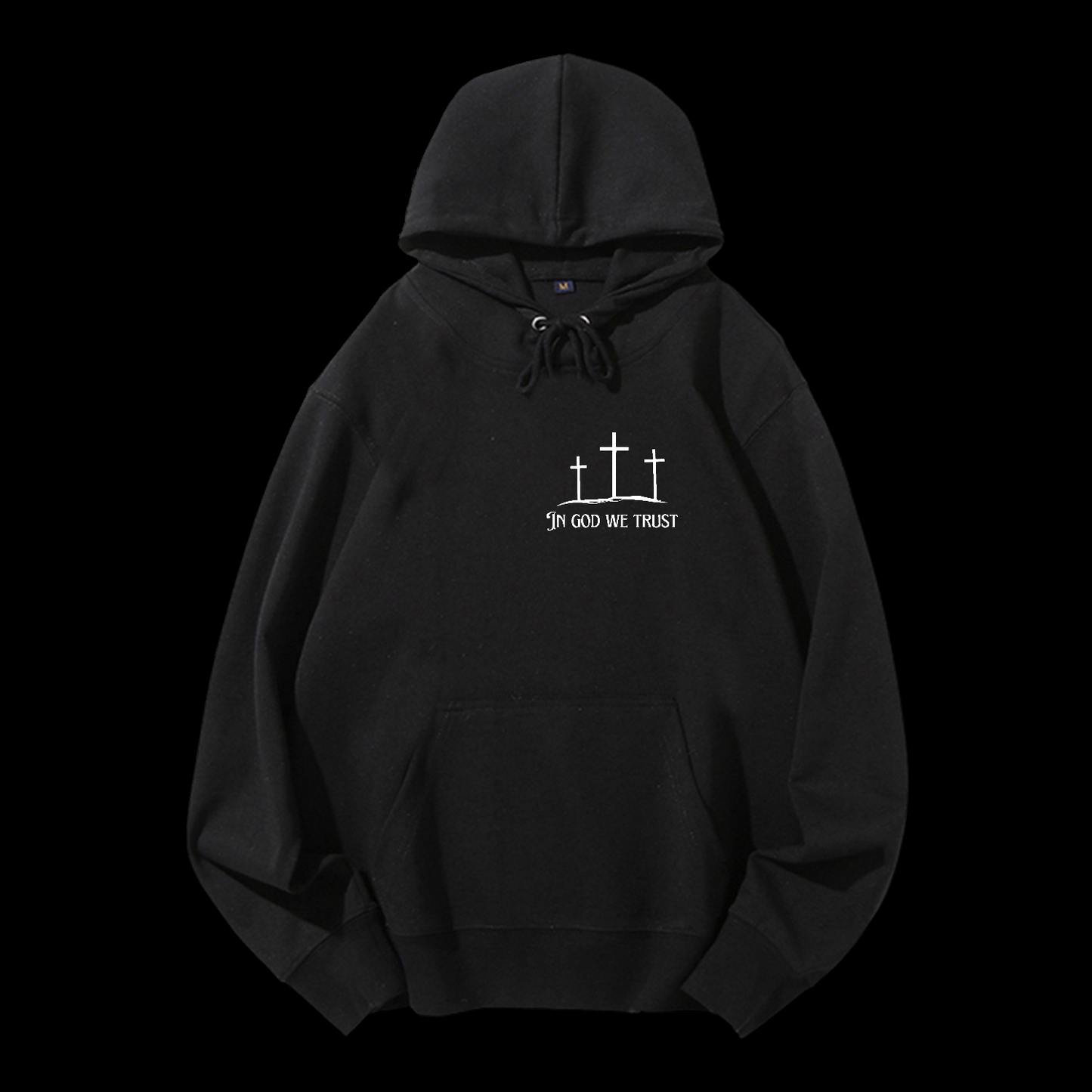 In God We Trust Drawstring Hoodie