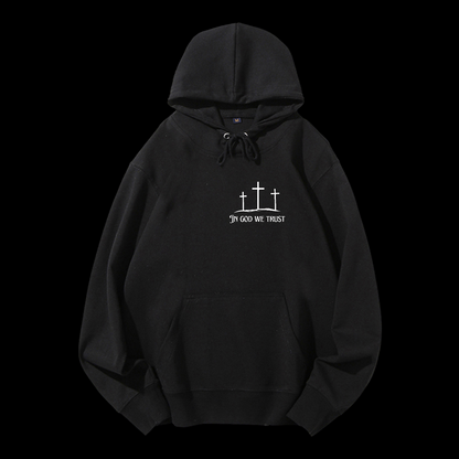 In God We Trust Drawstring Hoodie