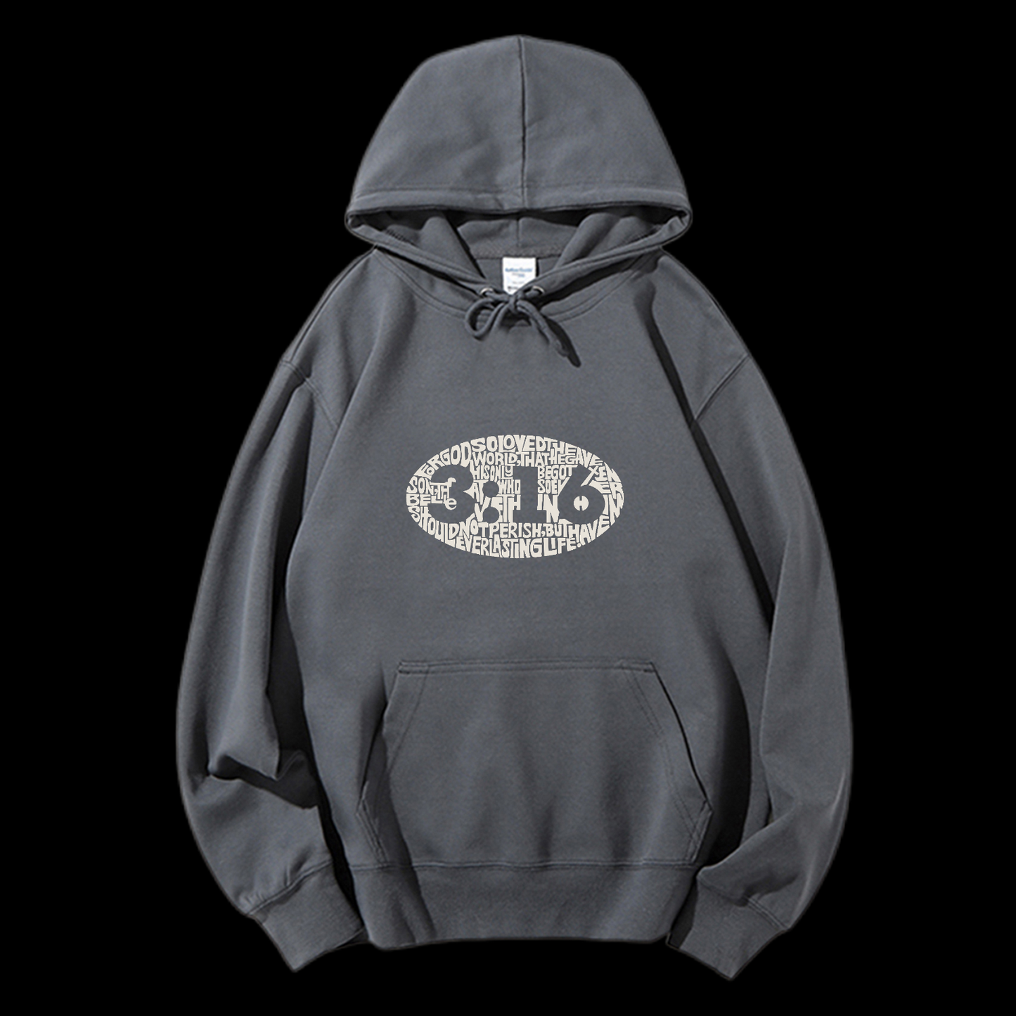 God So Loved Me Drawstring Hoodie