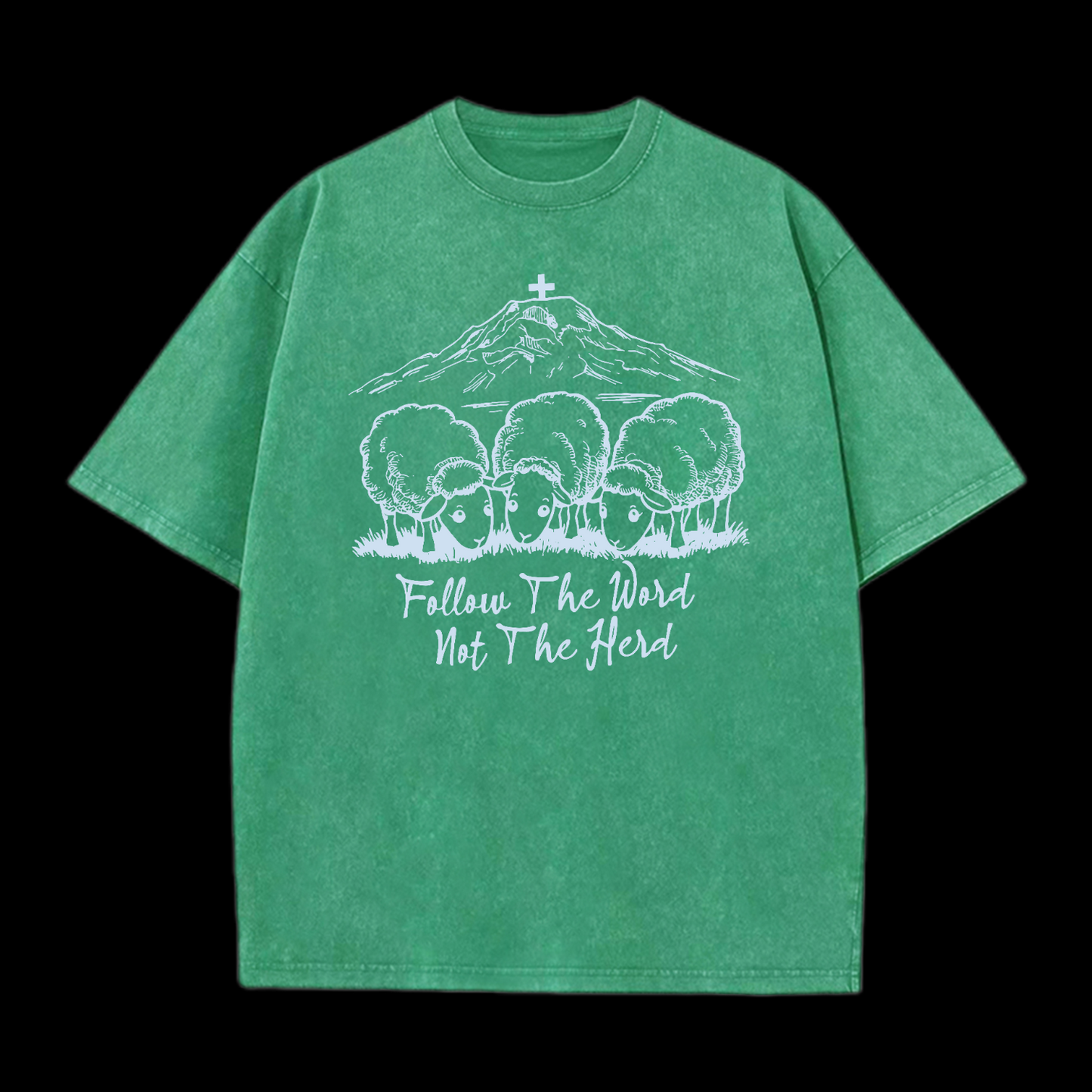 Follow The Word Not The Herd Washed T-Shirt