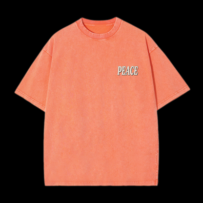 He Will  Be Our Peace Washed T-Shirt
