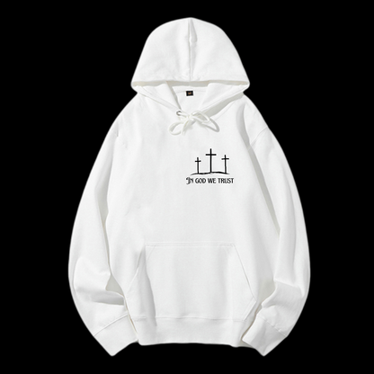 In God We Trust Drawstring Hoodie