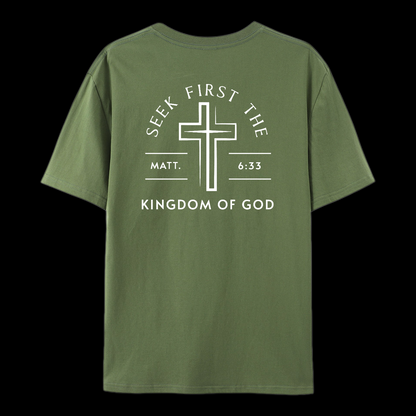 Kingdom Of God Cotton T-Shirt