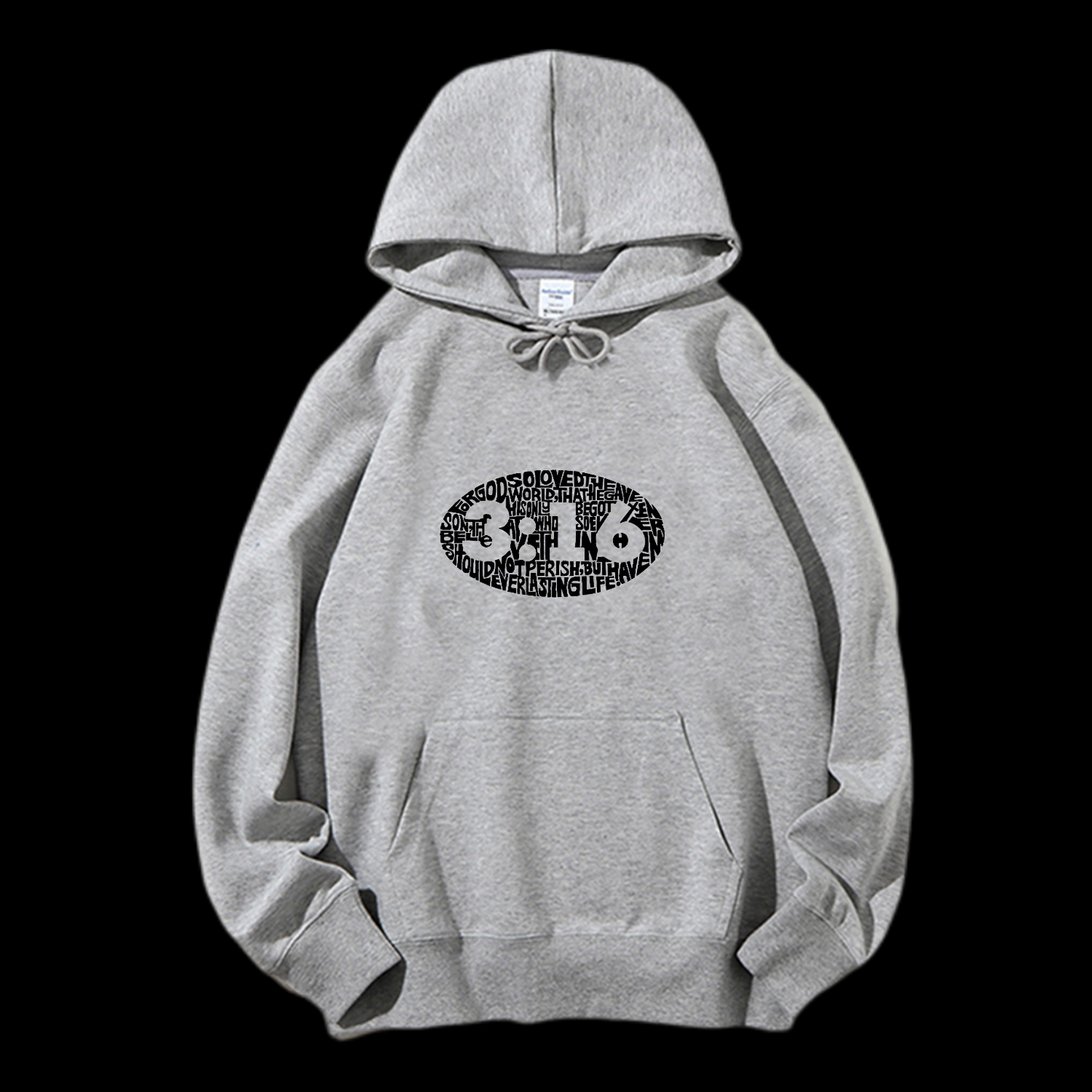 God So Loved Me Drawstring Hoodie