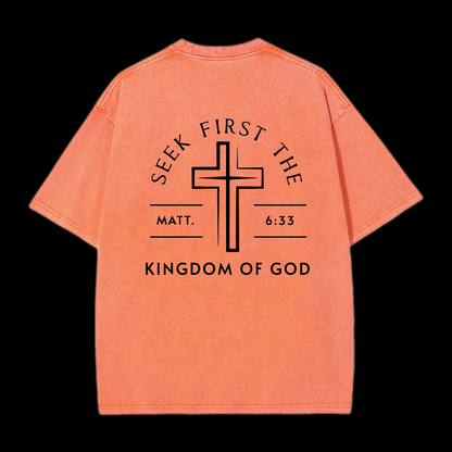 Kingdom Of God Washed T-Shirt