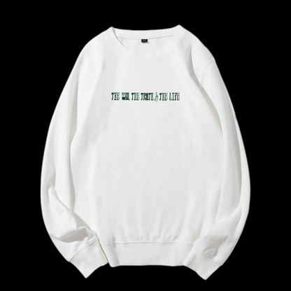The Way The Truth The Life Crewneck Sweatshirt