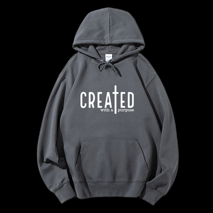 Created With A Purpose Drawstring Hoodie