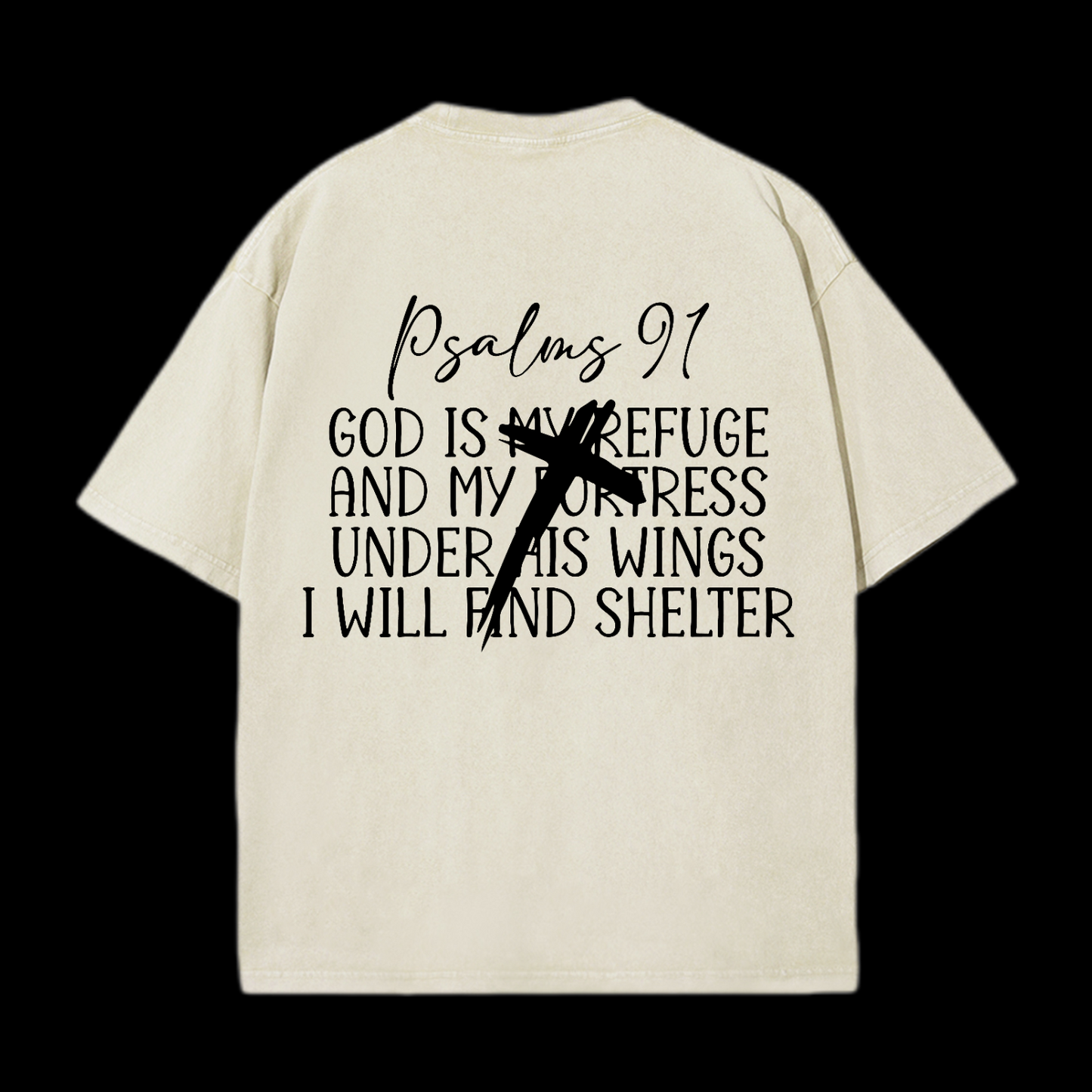 Psalm 91 Washed T-Shirt