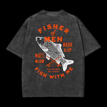 Fisher Of Men Washed T-Shirt