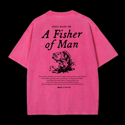 A Fisher Of Man Washed T-Shirt