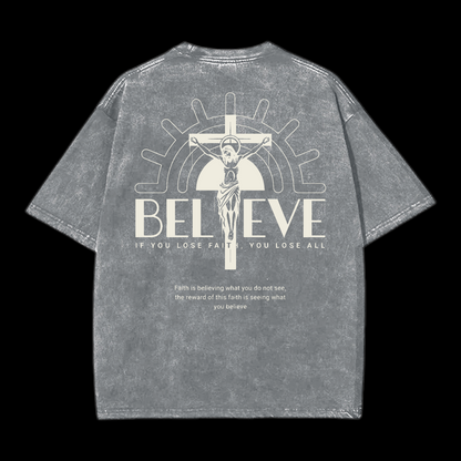 Believe Washed T-Shirt