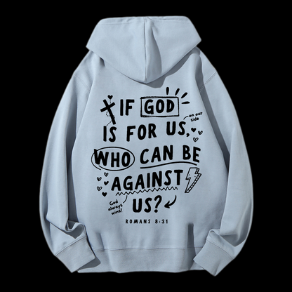 If God Is For Us Drawstring Hoodie