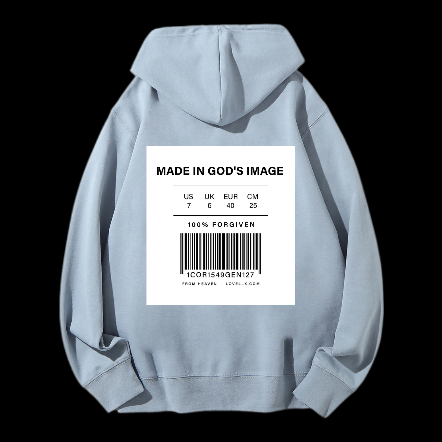 Made In God's Image Drawstring Hoodie