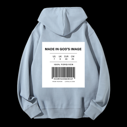 Made In God's Image Drawstring Hoodie