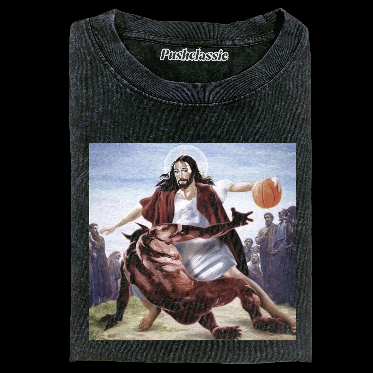 JESUS DRIBBLED THE BALL T-SHIRT