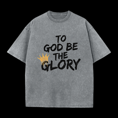 To God Be The Glory Printed Men's Tee