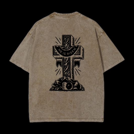 He Is Risen Printed Men's Tee