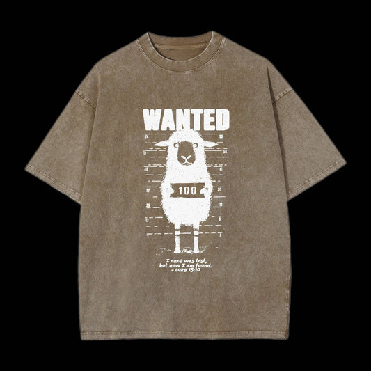 Now I Am Found Unisex Washed Christian T-shirt