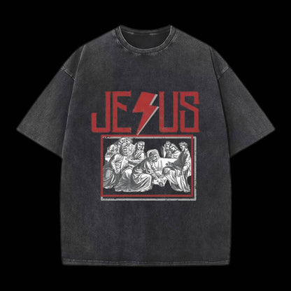 Jesus Christian Washed T-Shirt
