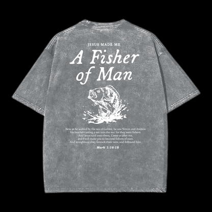 A Fisher Of Man Washed T-Shirt
