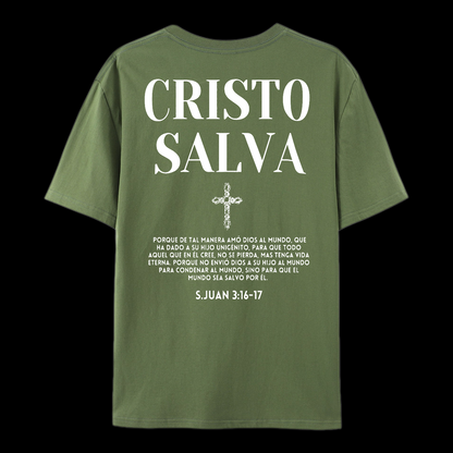 Cristo Salva Cotton T-Shirt