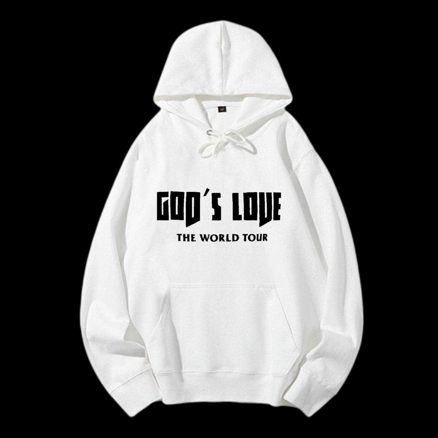 God's Love The World Tour Drawstring Hoodie