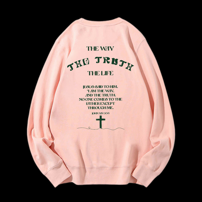 The Way The Truth The Life Crewneck Sweatshirt