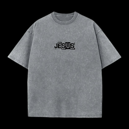 Y'all Need Jesus Print Short Sleeve T-Shirt