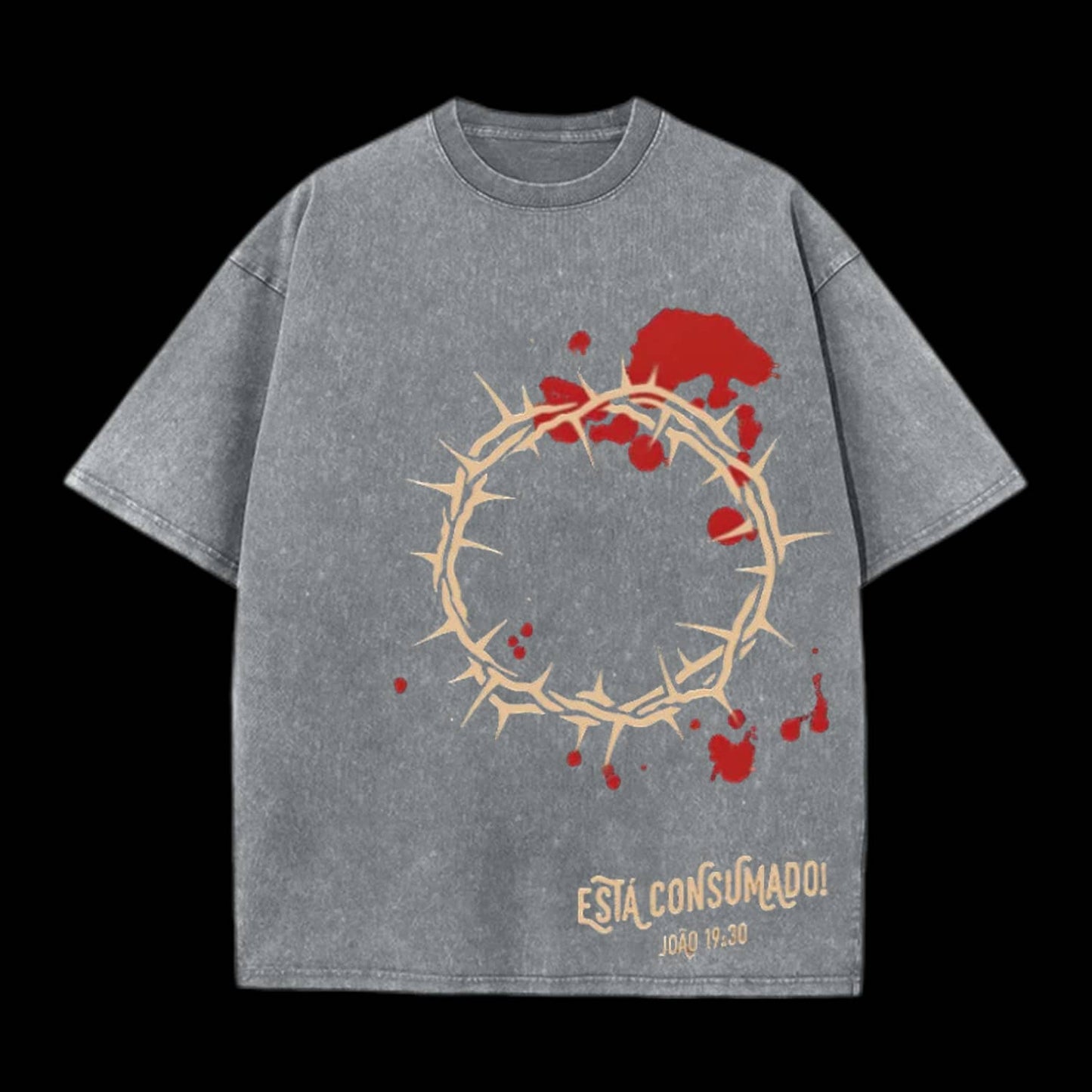 Está Consumado Unisex Washed Christian T-shirt